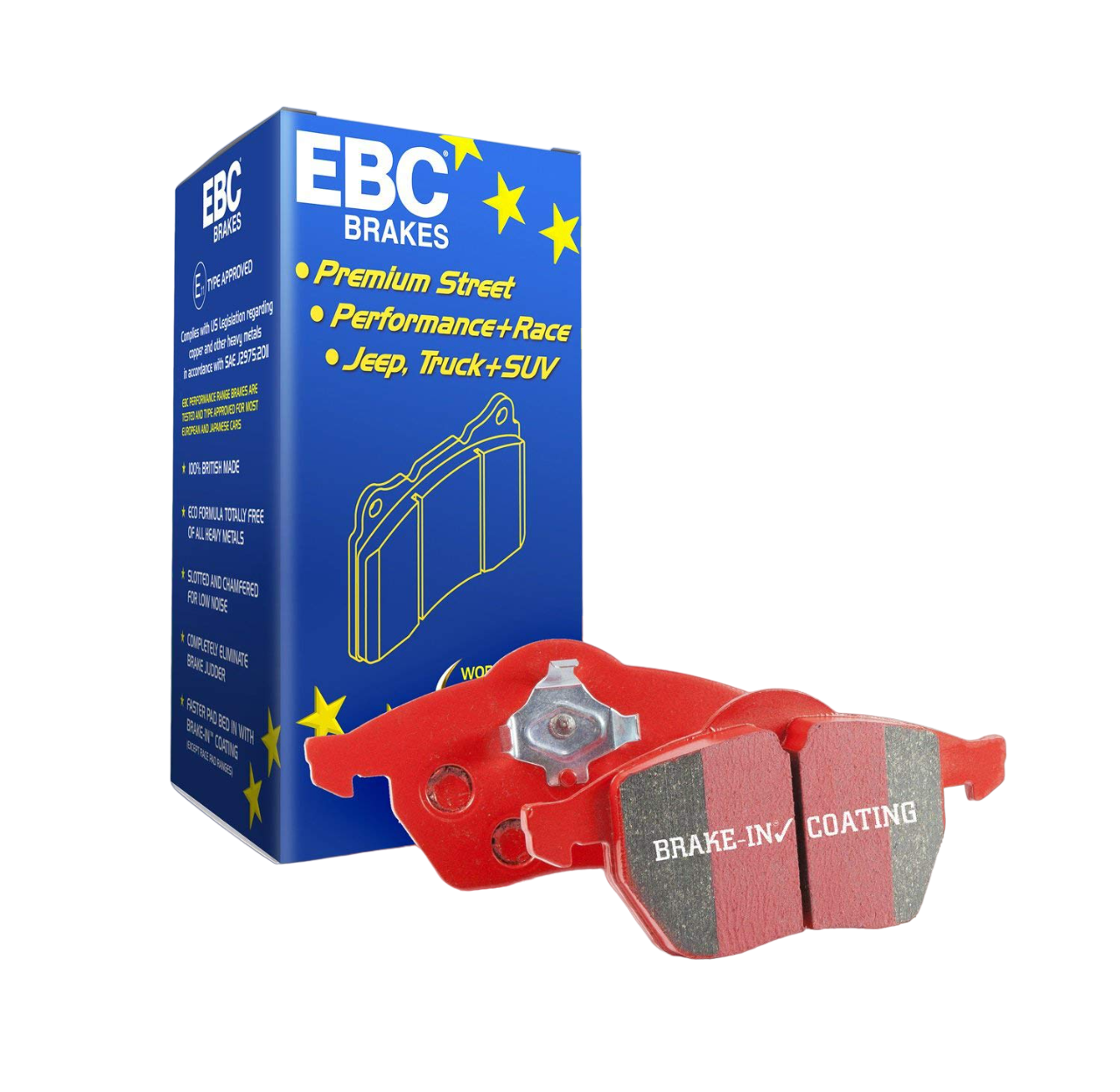 EBC Brakes Redstuff Ceramic Low Dust Front Brake Pads BMW M3 G80 3.0TT 2021+ image 0