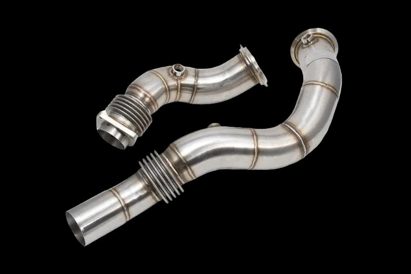 Active Autowerke Race Downpipes BMW M3/M4 2015-2020 image 0