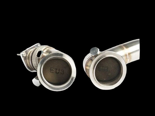 CTS Turbo 3 Inch Stainless Steel High-Flow Cat Competition Downpipe BMW M2/M3/M4 image 1