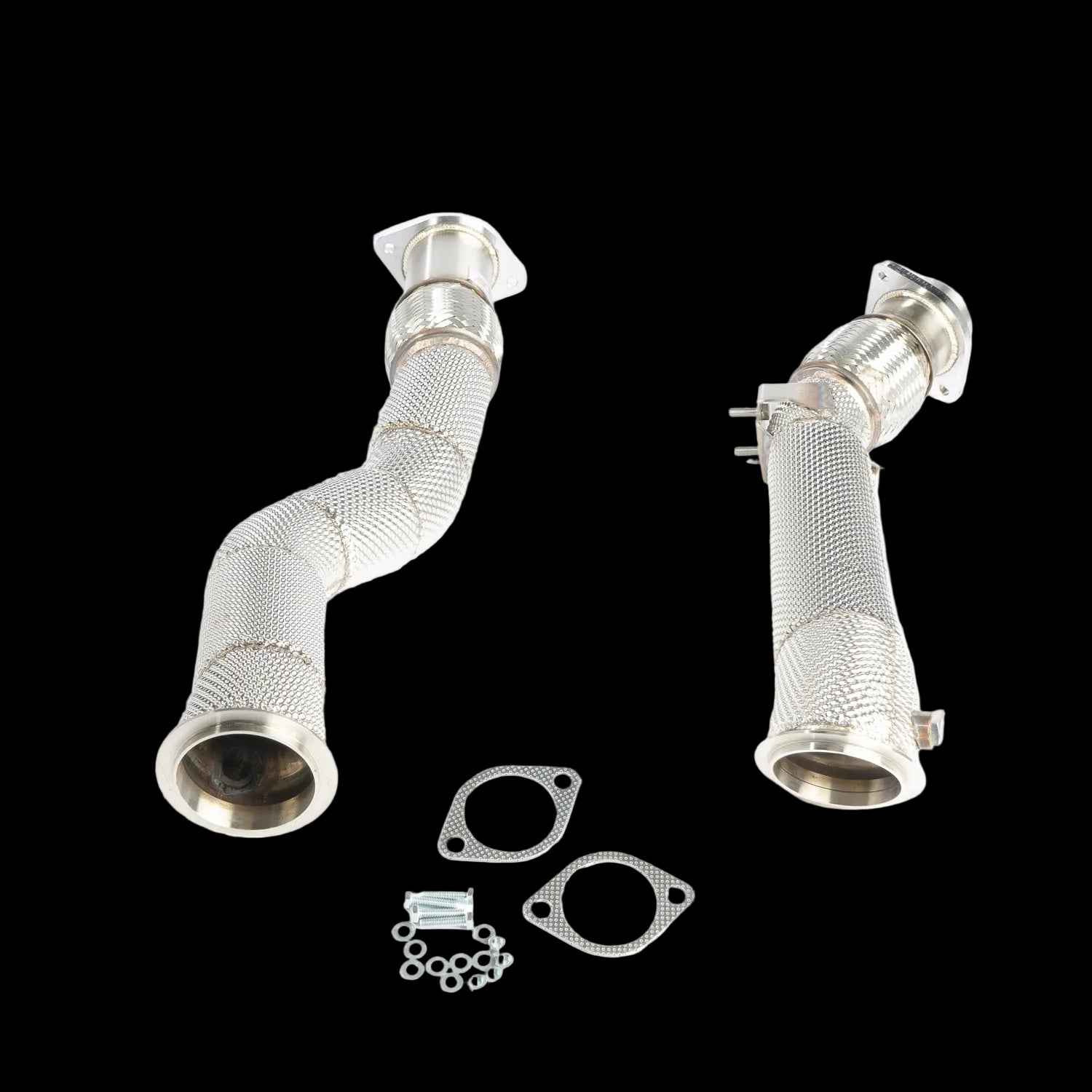 CTS Turbo BMW S58 F97/G01 X3M/X3MC & F98/G02 X4M/X4MC CAT-LESS Downpipes image 0
