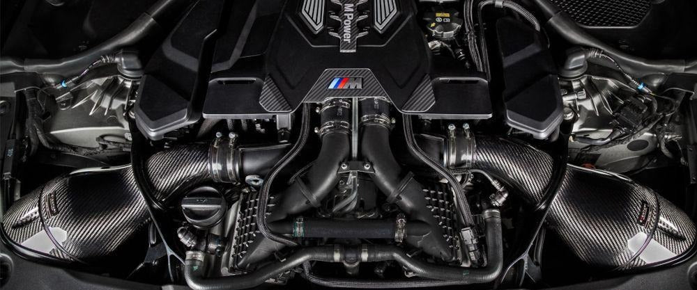 Eventuri Carbon Intake w/ Shroud Set Black BMW F90 M5 2018-2022 image 1
