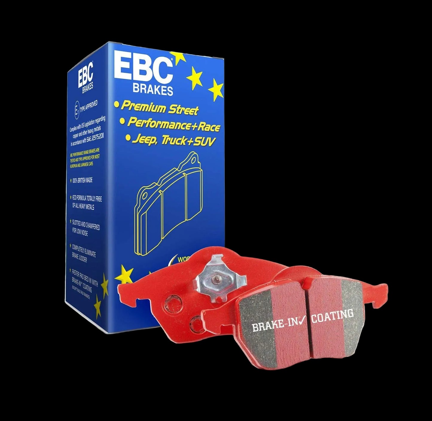 EBC Brakes Redstuff Ceramic Low Dust Front Brake Pads Audi RS7 4.0TT w/ Cast Iro image 0