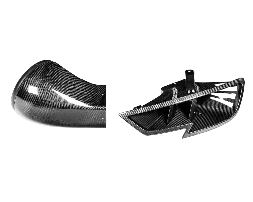 Eventuri Black Carbon Headlamp Race Duct Audi 8V Gen 2 RS3 image 0