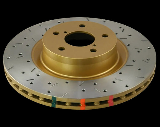 DBA 4000 Series Drilled & Slotted Front Brake Rotor BMW 335d/335i E90/91/92 image 0