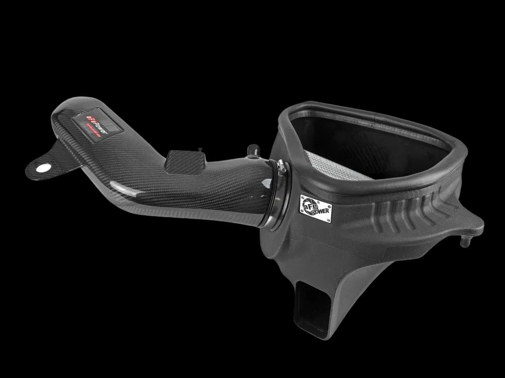 aFe Track Series Carbon Fiber Intake System w/ Pro DRY S Filter BMW N55 image 0