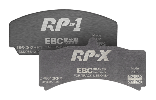 EBC Brakes RP-X Racing Rear Brake Pads BMW M2/M3/M4 3.0TT w/ Cast Iron Rotors image 0