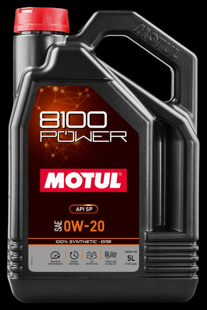 MOTUL 8100 POWER 0W-20 5 Liter image 0