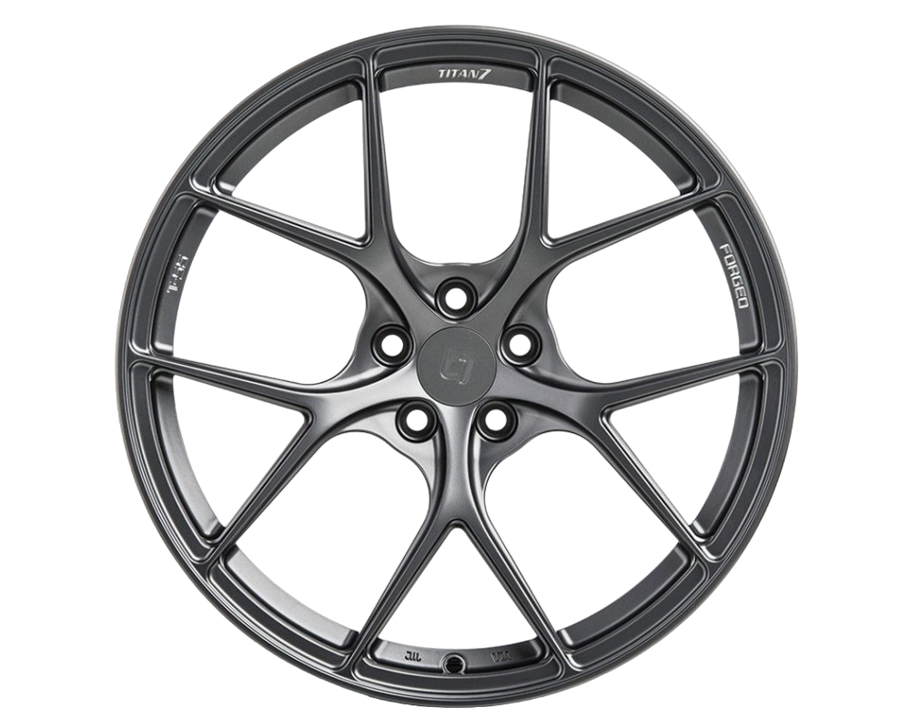 BMW M3 | M4 F8X 2015-2019 Wheel Set Titan 7 T-S5 18x10 5x120 Satin Titanium image 1