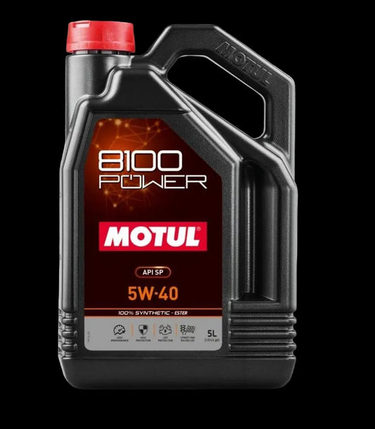 MOTUL 8100 POWER 5W-40 5 Liter image 0