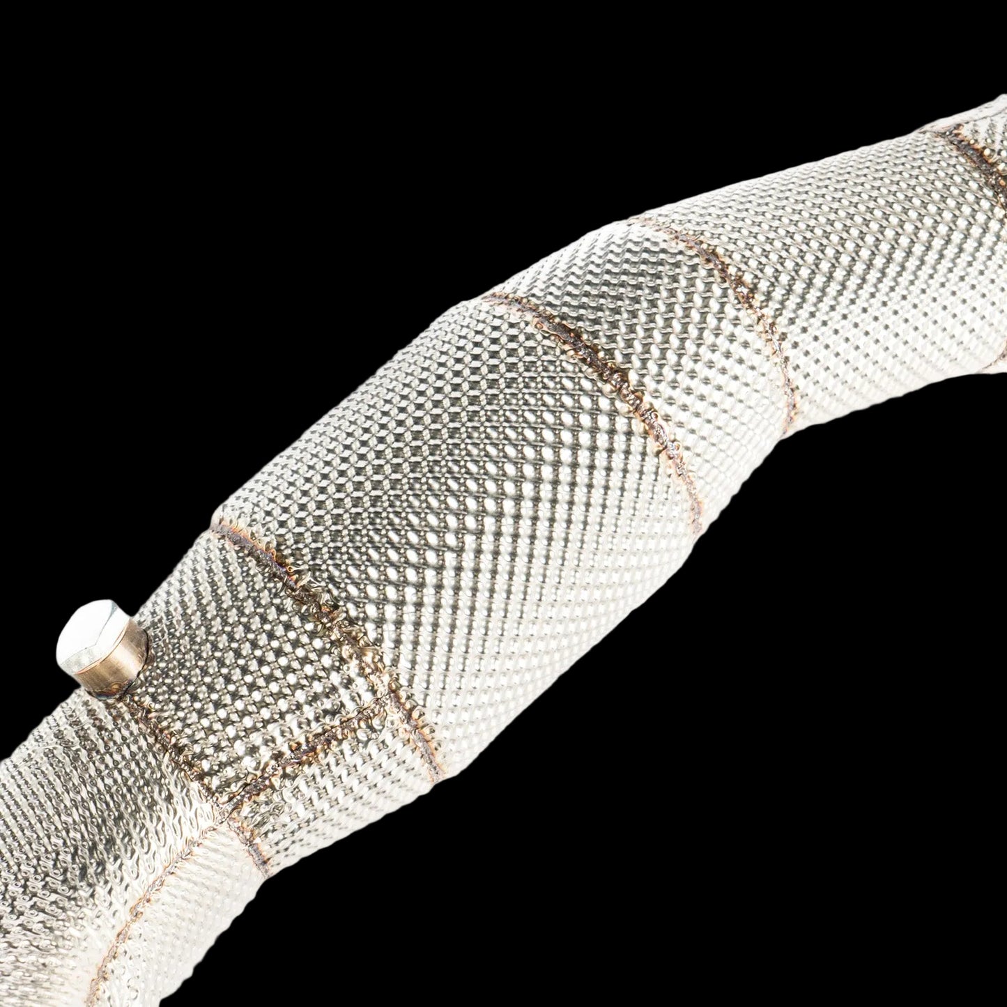 CTS TURBO MERCEDES-BENZ M133 A45/CLA45/GLA45 AMG DOWNPIPE HIGH-FLOW CAT image 1