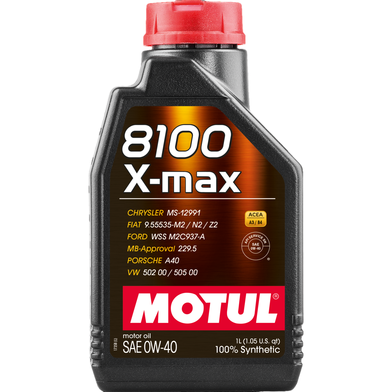 MOTUL 8100 X-Max 0w40 1 Liter image 0