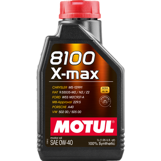 MOTUL 8100 X-Max 0w40 1 Liter image 0