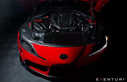 Eventuri Black Carbon Headlamp Race Duct Toyota Supra A90 image 1