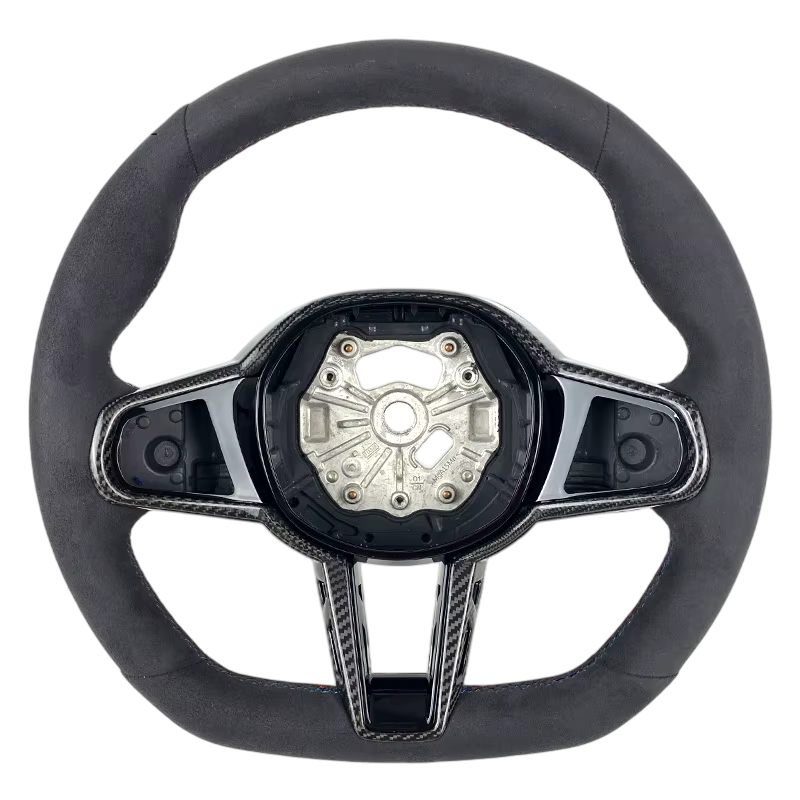 DTC G8X LCI Full Alcantara Steering Wheel w/NO Stripe