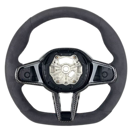 DTC G8X LCI Full Alcantara Steering Wheel w/NO Stripe