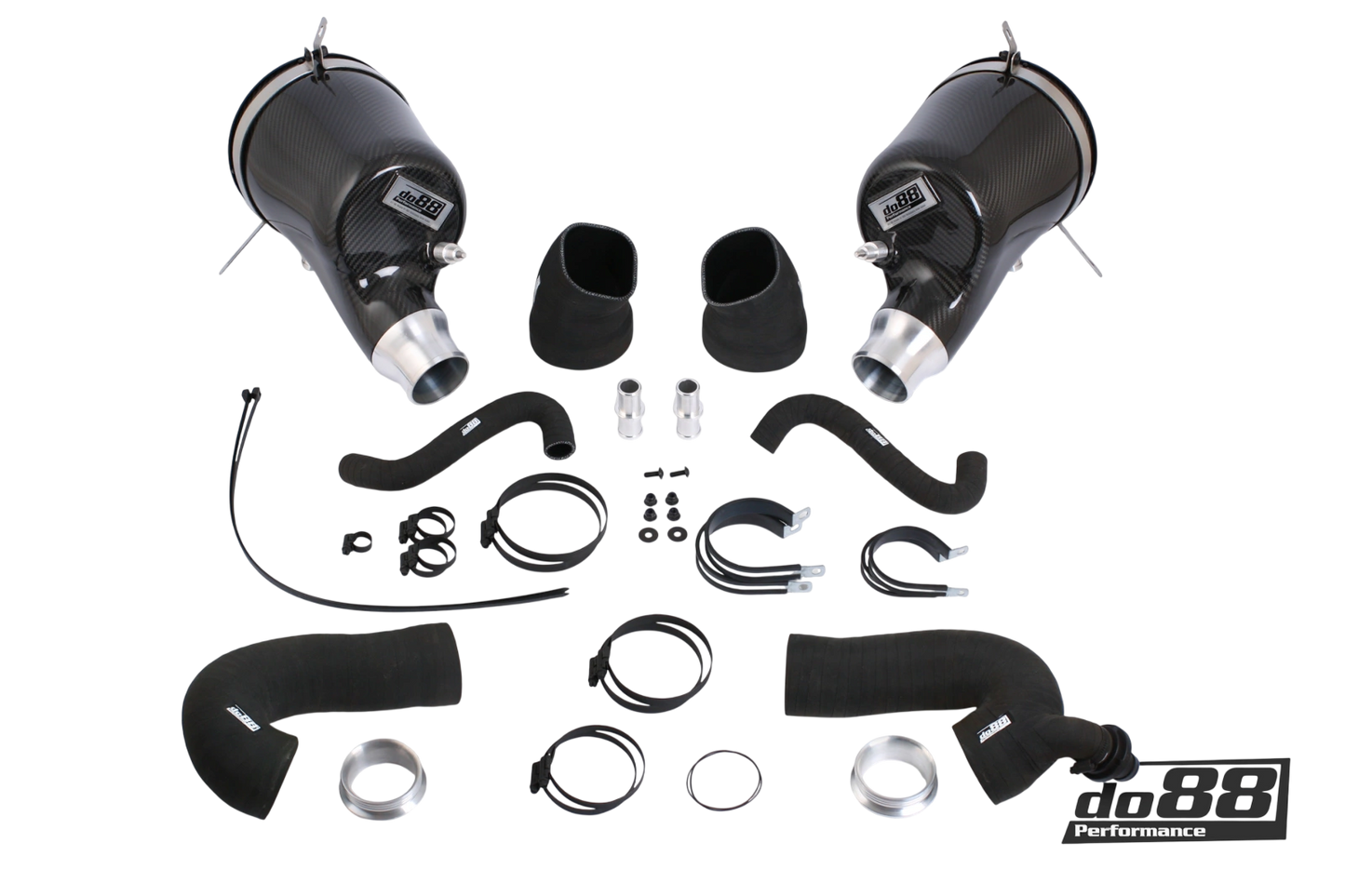 do88 Porsche 911 Carrera (992) Induction system, 66mm outl, with Turbo inlet hoses
