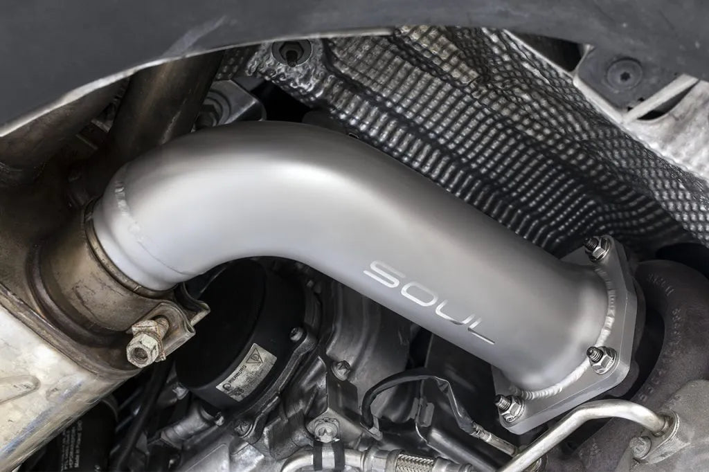 SOUL Performance Porsche 991 Turbo Cat Bypass Pipes