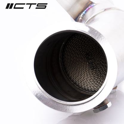 CTS TURBO 4″ HIGH-FLOW CAT BMW N55 (ELECTRIC WASTEGATE) image 1