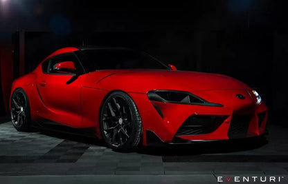 Eventuri Black Carbon Headlamp Race Duct Toyota Supra A90 image 3