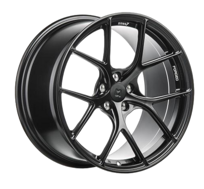 BMW M3 | M4 F8X 2015-2019 Wheel Set Titan 7 T-S5 19x9.5/10.5 5x120 Machine Black image 0