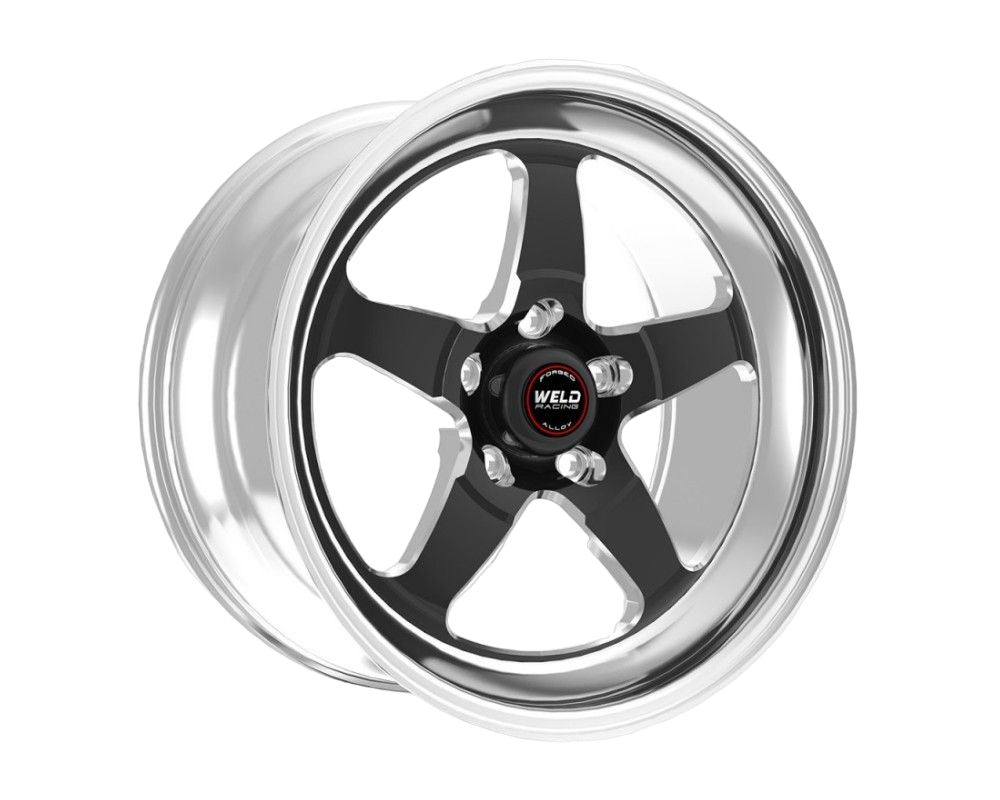 Weld S71 Wheel 18x10 5x120 41mm Black Center - Polished Shell EACH image 0