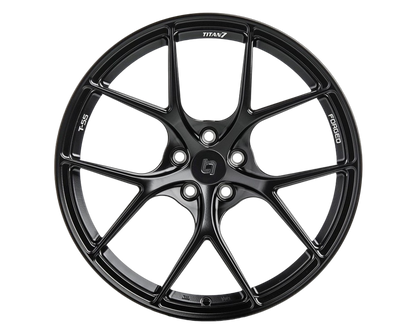 BMW M3 | M4 F8X 2015-2019 Wheel Set Titan 7 T-S5 19x9.5/10.5 5x120 Machine Black image 1