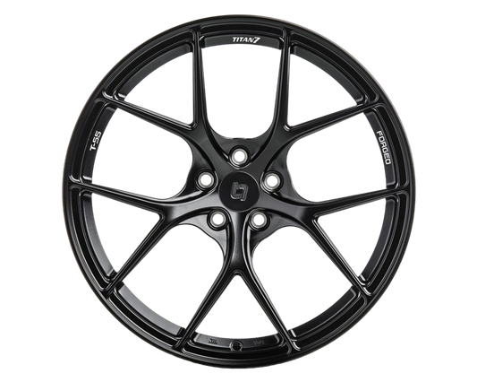 BMW M3 | M4 F8X 2015-2019 Wheel Set Titan 7 T-S5 19x9.5/10.5 5x120 Machine Black image 1