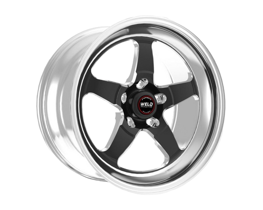 Weld S71 Wheel 17x10.5 5x120 50mm Black Center - Polished Shell EACH image 0