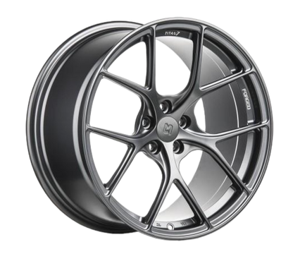 BMW M3 | M4 F8X 2015-2019 Wheel Set Titan 7 T-S5 18x10 5x120 Satin Titanium image 0
