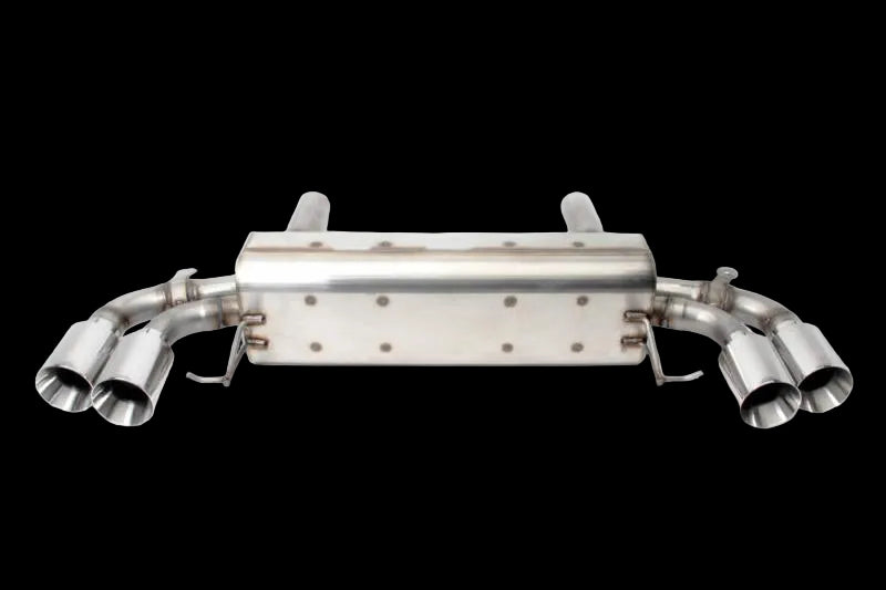 Dinan Free Flow Stainless Exhaust w/Bolt-On Polished Tips BMW M550i G30 image 0