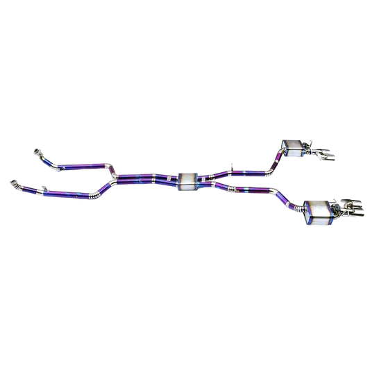 Titanium CatBack Exhaust for C63 W204 image 0