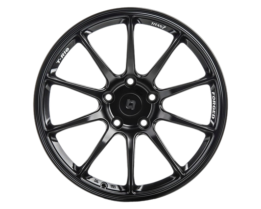 BMW M2 F87 2016-2018 Wheel Set Titan 7 T-R10 18x9.5 | 18x9.5 5x120 Machine Black image 1