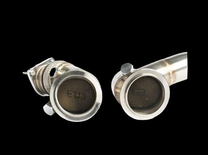 CTS Turbo 3 Inch Stainless Steel High-Flow Cat Competition Downpipe BMW M2/M3/M4 image 1