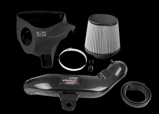 aFe Track Series Carbon Fiber Intake System w/ Pro DRY S Filter BMW N55 image 1